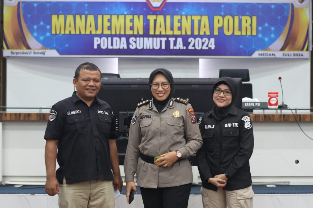 MENJADI NARASUMBER PADA KEGIATAN MANAJEMEN TALENTA POLRI DI POLDA SUMUT